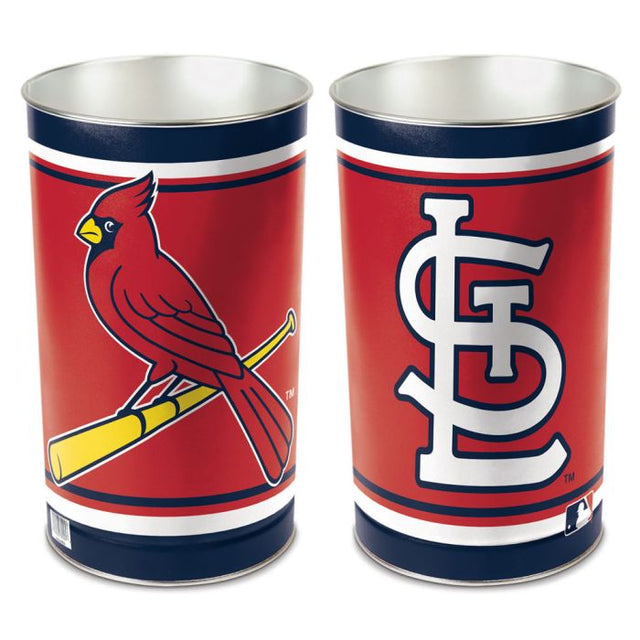 St. Louis Cardinals Wastebasket - tapered 15"H