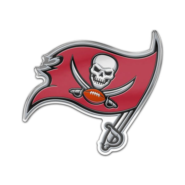 Insignia para automóvil de los Tampa Bay Buccaneers con color