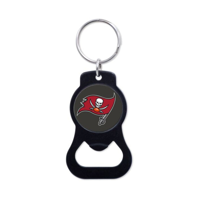 Tampa Bay Buccaneers Black Bottle Opener Key Ring