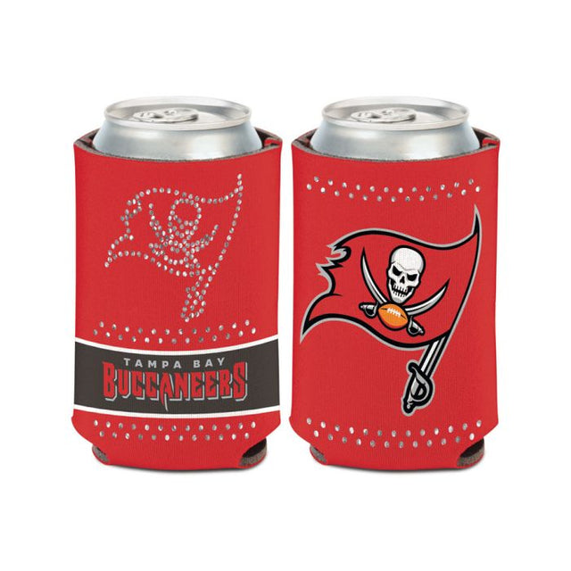 Enfriador de lata Bling de Tampa Bay Buccaneers de 12 oz.