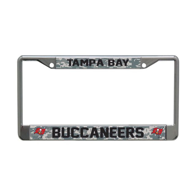 Tampa Bay Buccaneers CAMO Lic Plt Frame S/L Printed