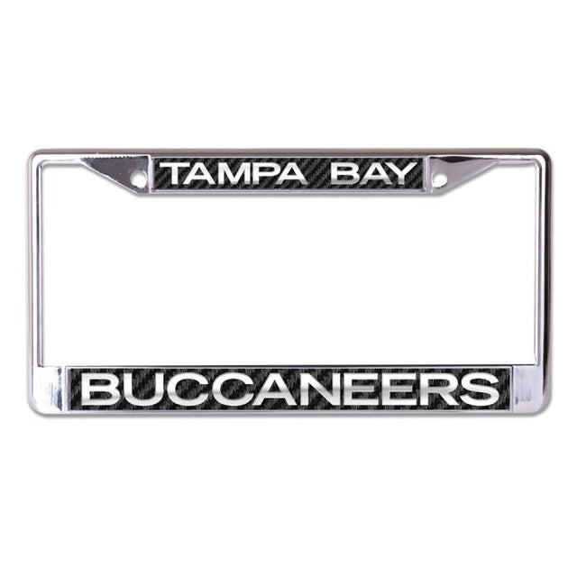 Tampa Bay Buccaneers CARBON Lic Plt Frame S/L Printed