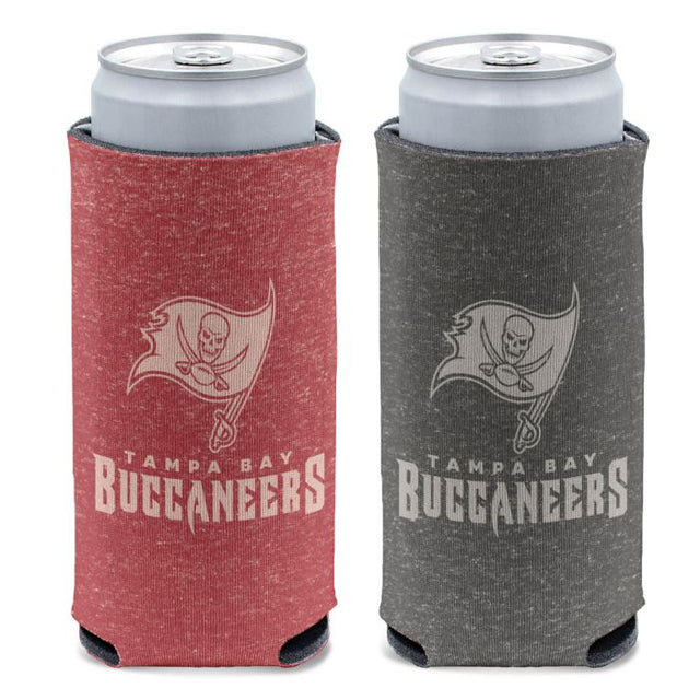 Enfriador de latas delgadas de 12 oz de color jaspeado de los Tampa Bay Buccaneers