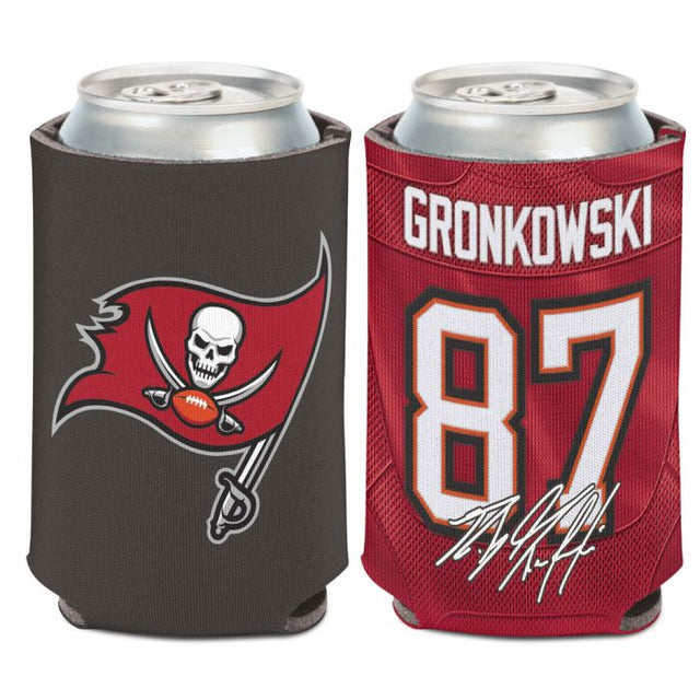 Enfriador de latas de 12 onzas de los Tampa Bay Buccaneers de Rob Gronkowski