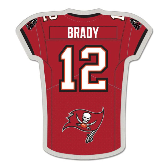 Tarjeta de joyería con pin coleccionable de los Tampa Bay Buccaneers de Tom Brady