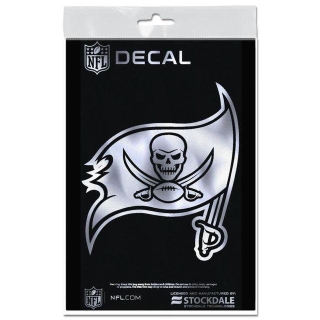 Tampa Bay Buccaneers Decal Metallic 3" x 5"