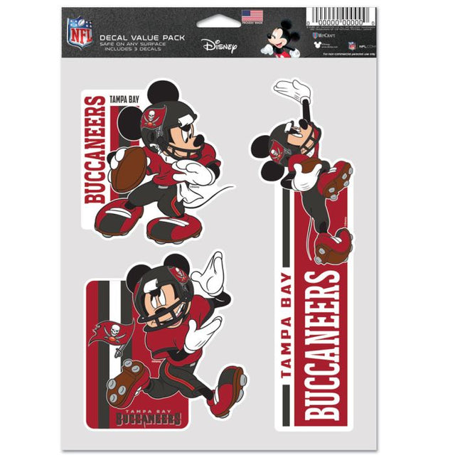 Tampa Bay Buccaneers / Disney Mickey Mouse Multi Use 3 Fan Pack