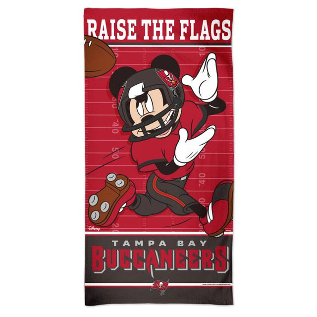 Toalla de playa Spectra de los Tampa Bay Buccaneers y Disney de 30" x 60"