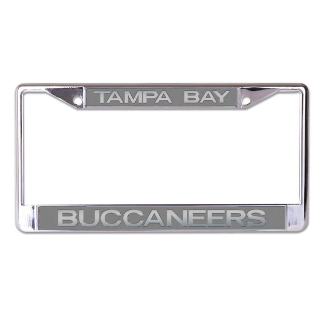 Tampa Bay Buccaneers FROSTED Lic Plt Frame S/L Printed