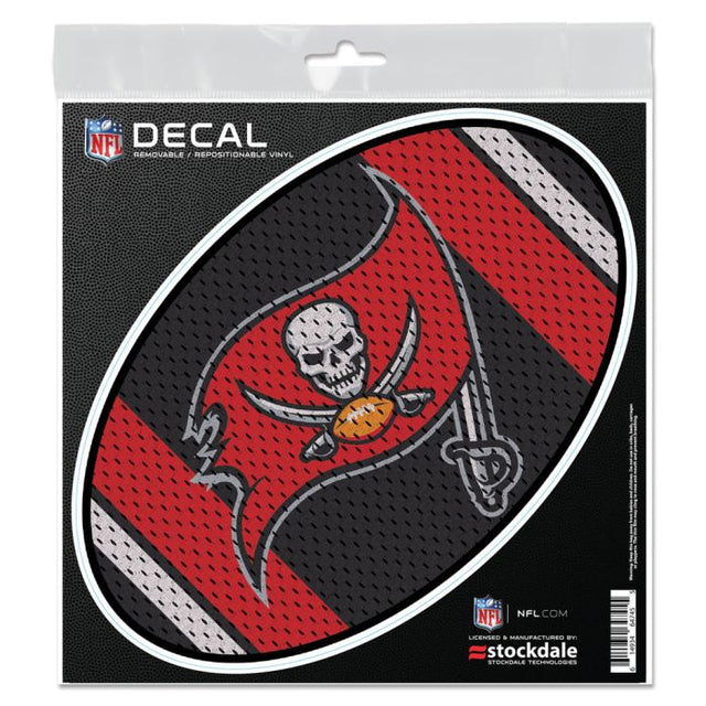 Calcomanía para todas las superficies de la camiseta de los Tampa Bay Buccaneers, 6" x 6"