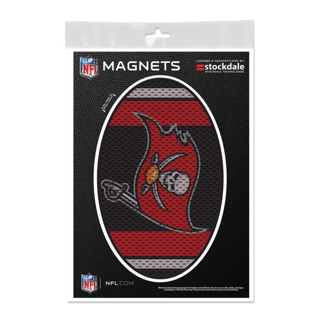 Imanes para exteriores con la camiseta de los Tampa Bay Buccaneers de 5" x 7"