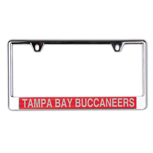 Tampa Bay Buccaneers Lic Plate Frame B/O Printed