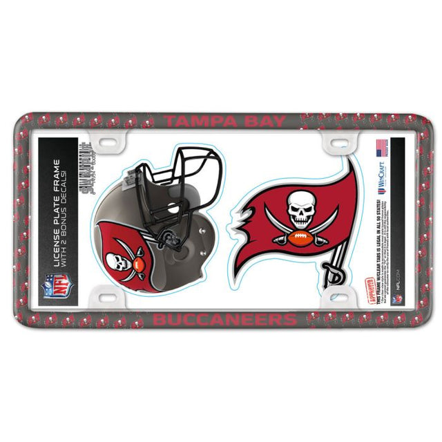 Tampa Bay Buccaneers License Plate Thin Frame - Plastic w/Decal