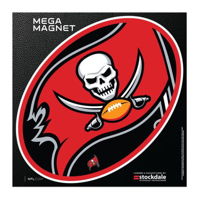 Imanes para exteriores MEGA de los Tampa Bay Buccaneers, 12" x 12"