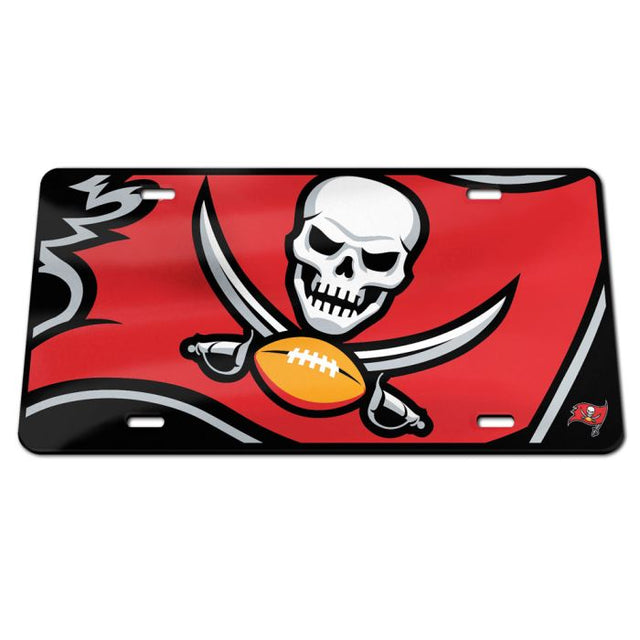 Tampa Bay Buccaneers MEGA Specialty Acrylic License Plate