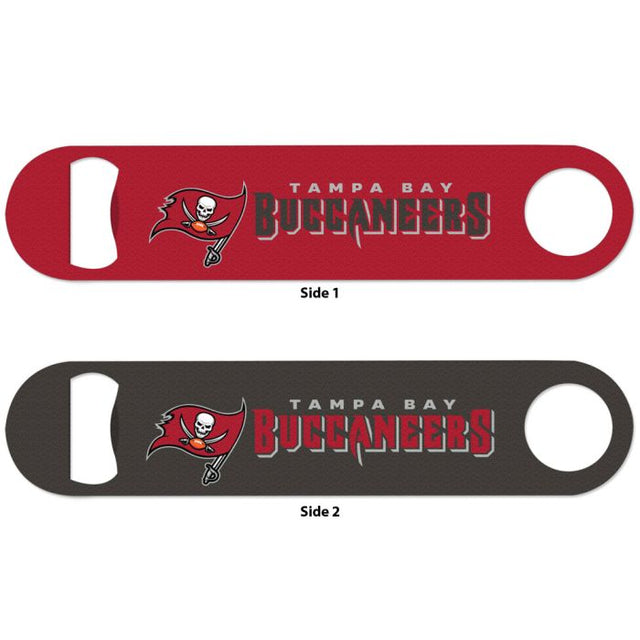 Tampa Bay Buccaneers Metal Bottle Opener 2 Sided