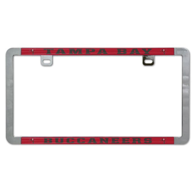 Tampa Bay Buccaneers Metal Lic. Plate Frame Slim