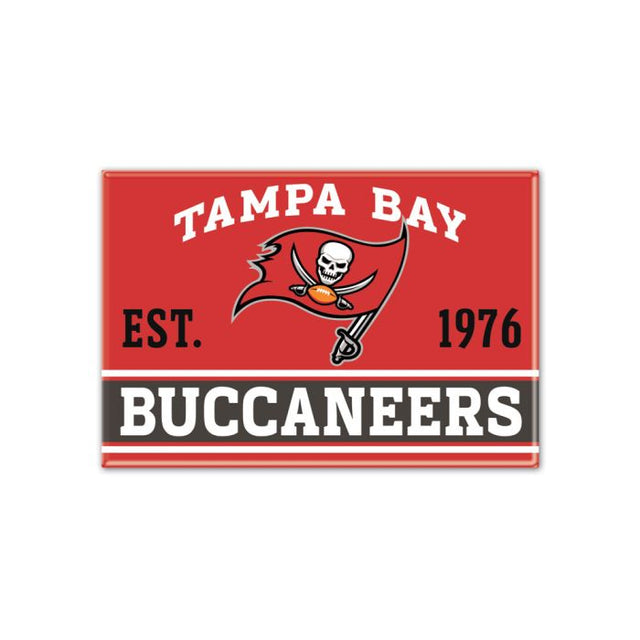 Tampa Bay Buccaneers Metal Magnet 2.5" x 3.5"