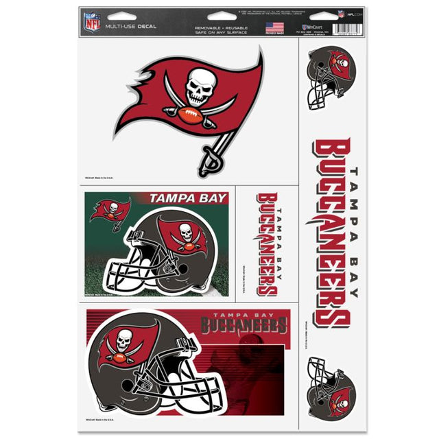 Calcomanía multiusos de los Tampa Bay Buccaneers, 11" x 17"