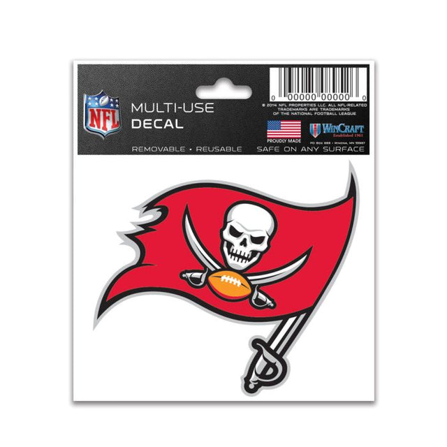 Calcomanía multiusos de los Tampa Bay Buccaneers de 3" x 4"