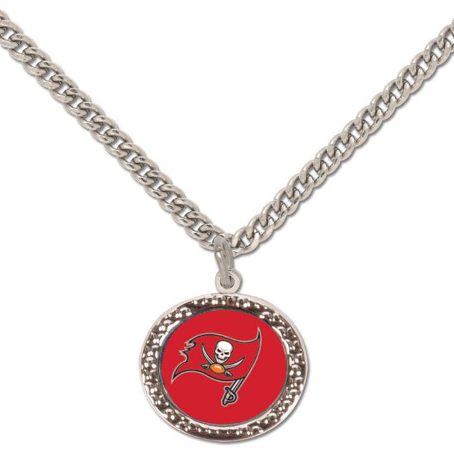 Collar con dije de los Tampa Bay Buccaneers y tarjeta de joyería