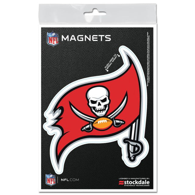 Imanes para exteriores de los Tampa Bay Buccaneers de 3" x 5"