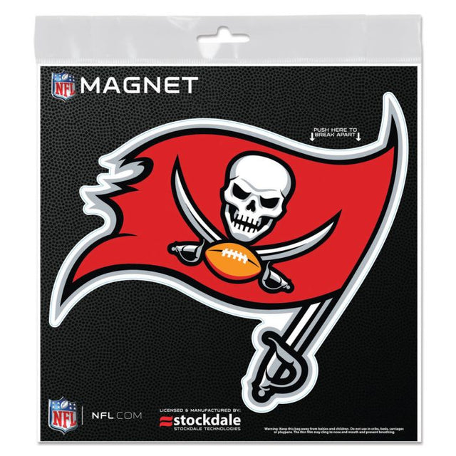 Imanes para exteriores de los Tampa Bay Buccaneers, 6" x 6"