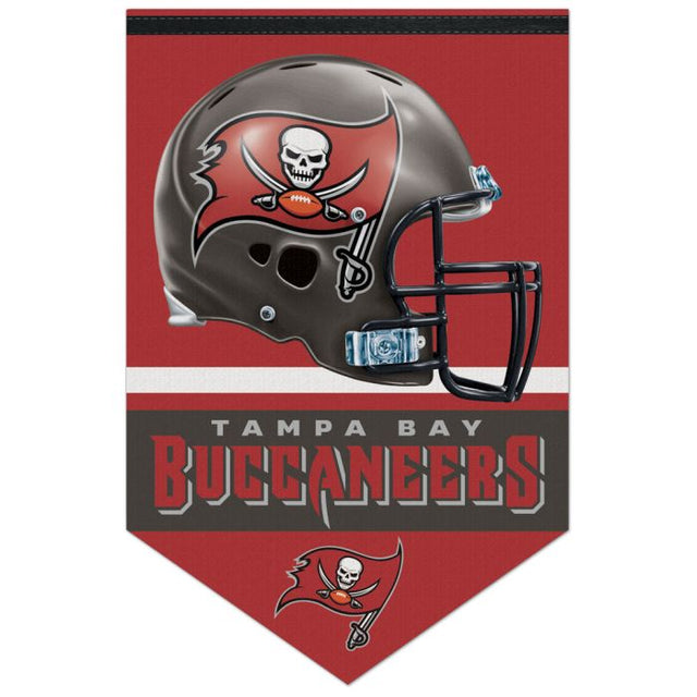 Bandera de fieltro premium de los Tampa Bay Buccaneers de 17" x 26"