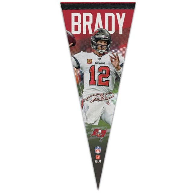 Tampa Bay Buccaneers Premium Pennant 12" x 30" Tom Brady