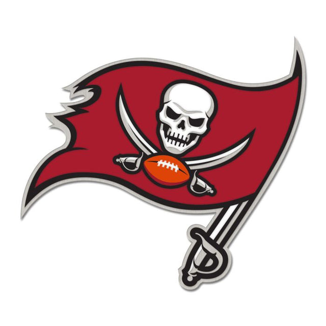 Tarjeta de joyería con pin esmaltado de colección principal de los Tampa Bay Buccaneers