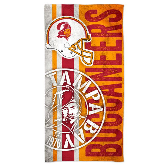 Tampa Bay Buccaneers Retro Spectra Beach Towel 30" x 60"