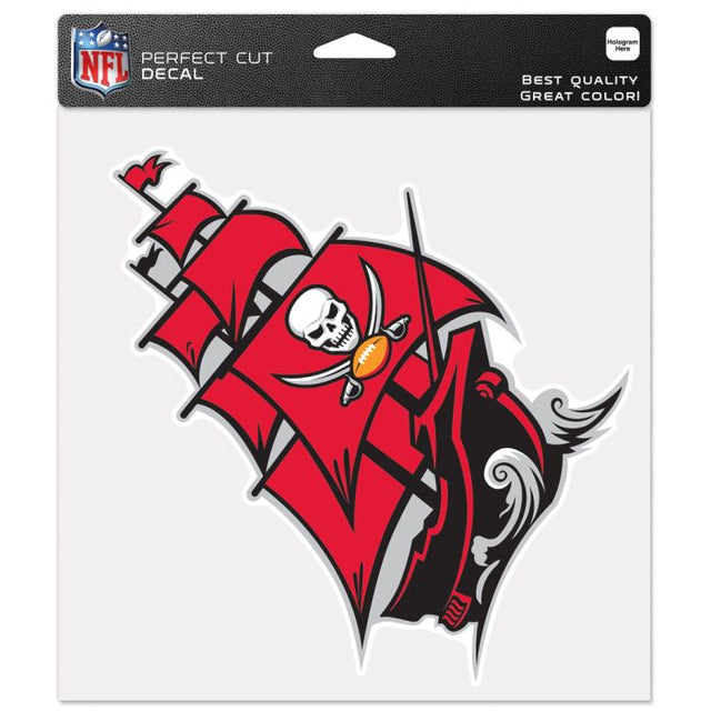 Calcomanía con logotipo secundario de los Tampa Bay Buccaneers, corte perfecto, color, 8" x 8"