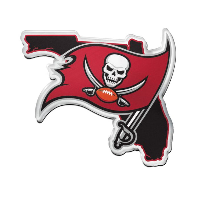 Emblema acrílico para automóvil de los Tampa Bay Buccaneers STATE