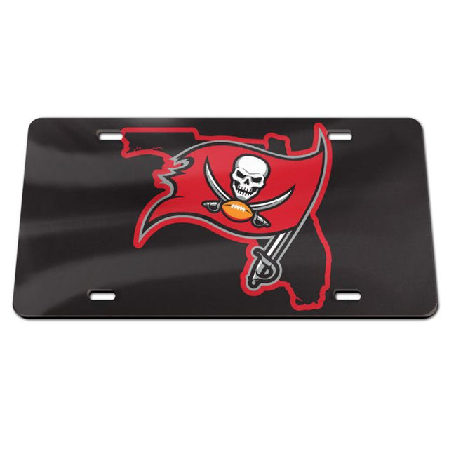 Matrícula especial de acrílico de los Tampa Bay Buccaneers STATE