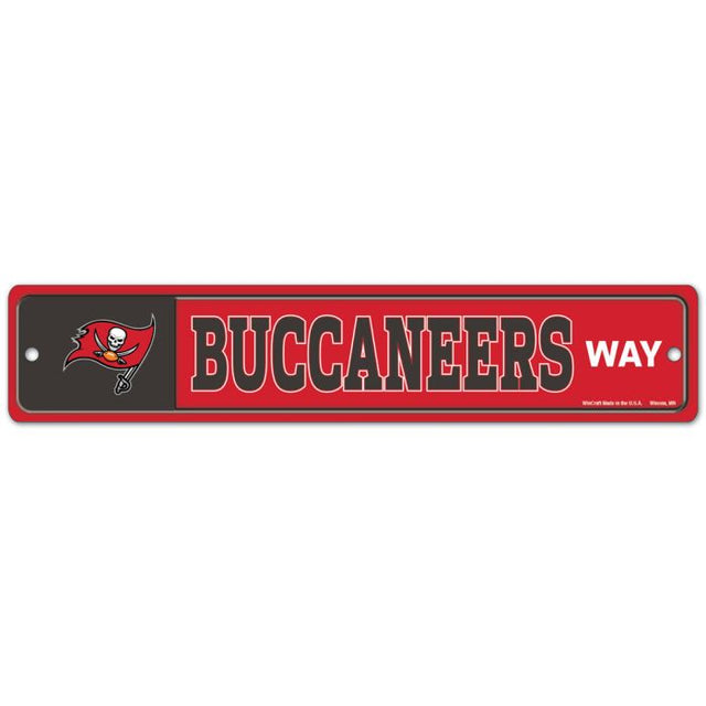 Tampa Bay Buccaneers Street / Zone Sign 3.75" X 19"