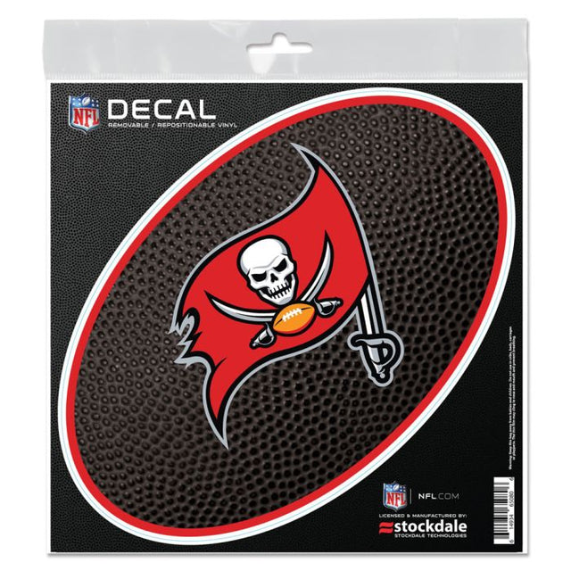 Calcomanía para todas las superficies TEAMBALL de los Tampa Bay Buccaneers, 6" x 6"