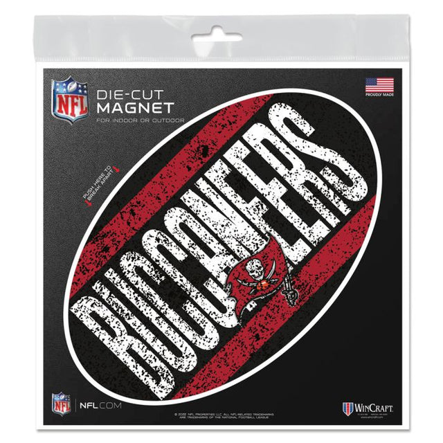 Imanes para exteriores clásicos de los Tampa Bay Buccaneers, 6" x 6"