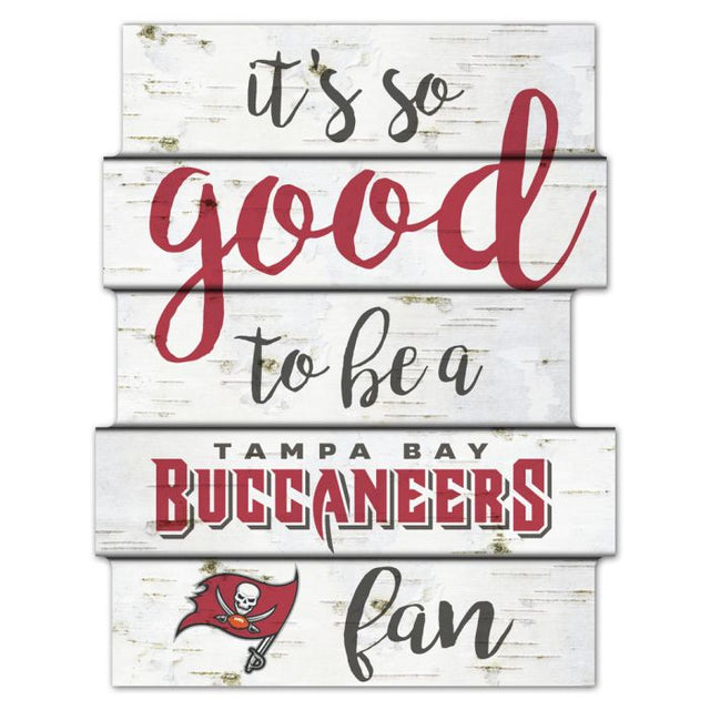 Tampa Bay Buccaneers Wood Sign 11"X14"