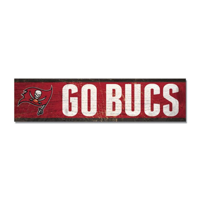 Tampa Bay Buccaneers Wooden Magnet 1.5" X 6"