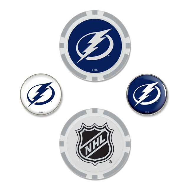 Juego de cuatro marcadores de pelota de Tampa Bay Lightning