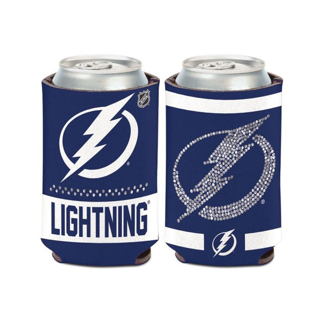 Enfriador de lata Bling Tampa Bay Lightning de 12 oz.