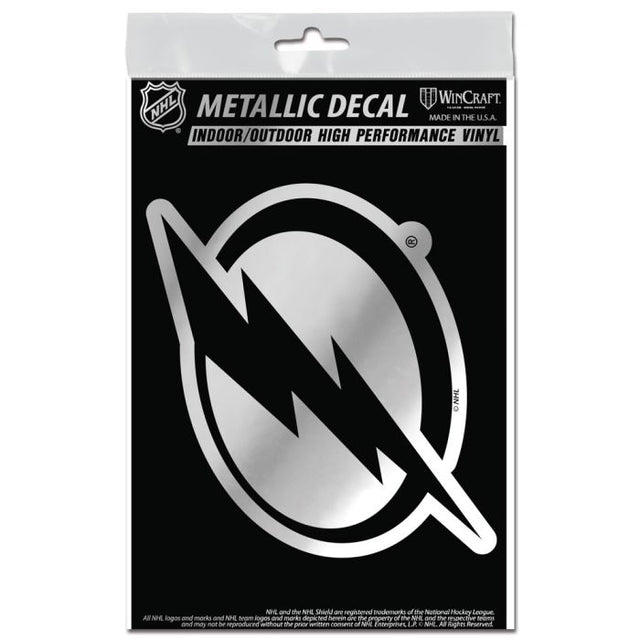 Tampa Bay Lightning Decal Metallic 3" x 5"