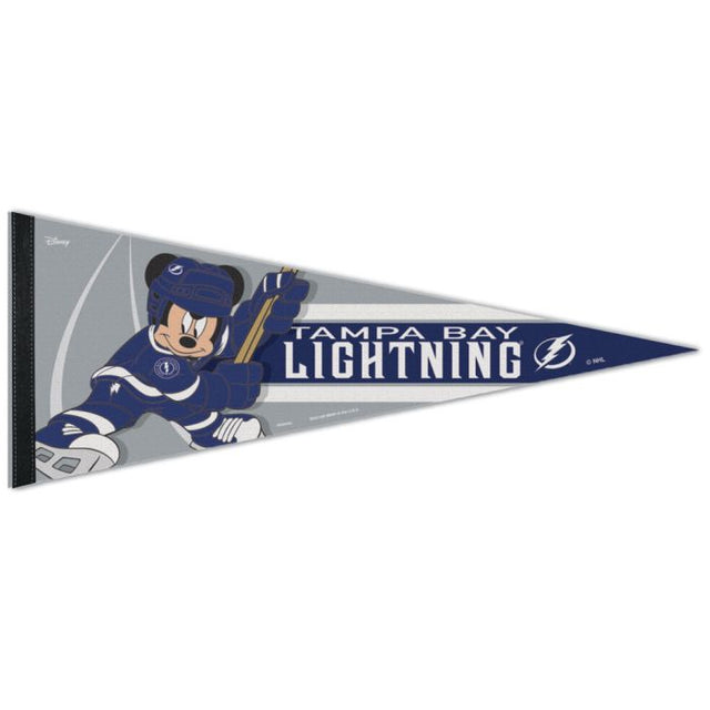 Banderín premium de Tampa Bay Lightning/Disney DISNEY de 12" x 30"