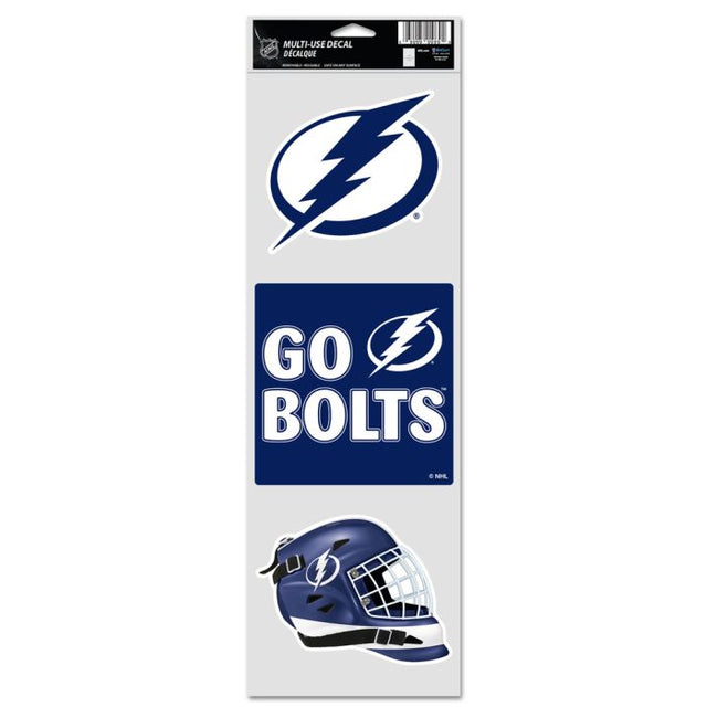 Tampa Bay Lightning Fan Decals 3.75" x 12"