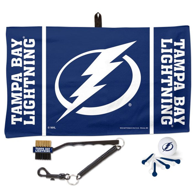 Juego de palos de golf con tees de Tampa Bay Lightning