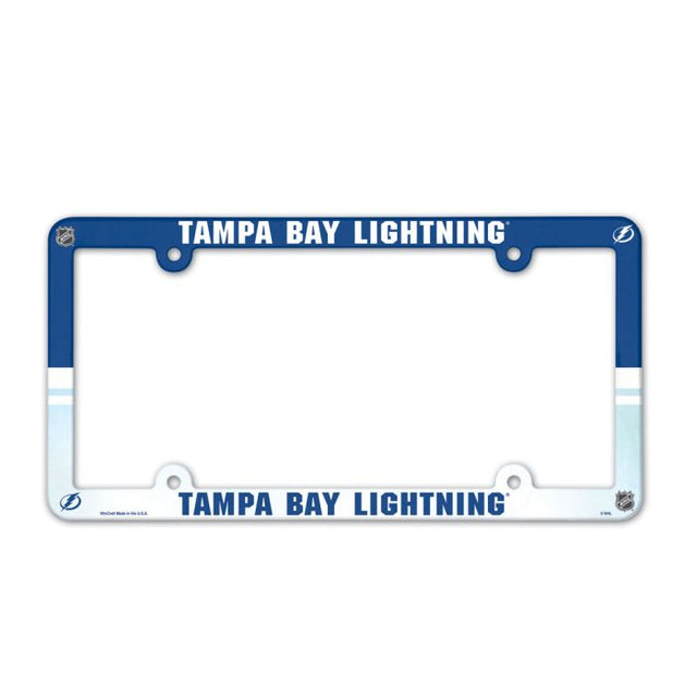 Tampa Bay Lightning Lic Plate Frame Full Color