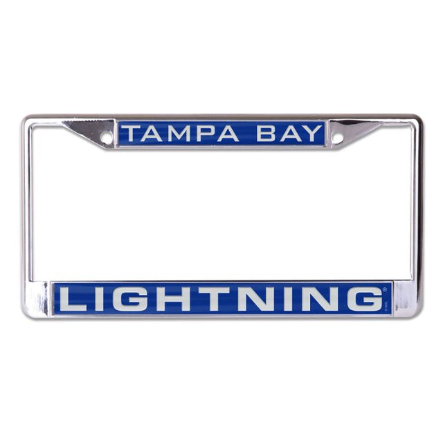 Marco de licencia de Tampa Bay Lightning impreso en talla S/L