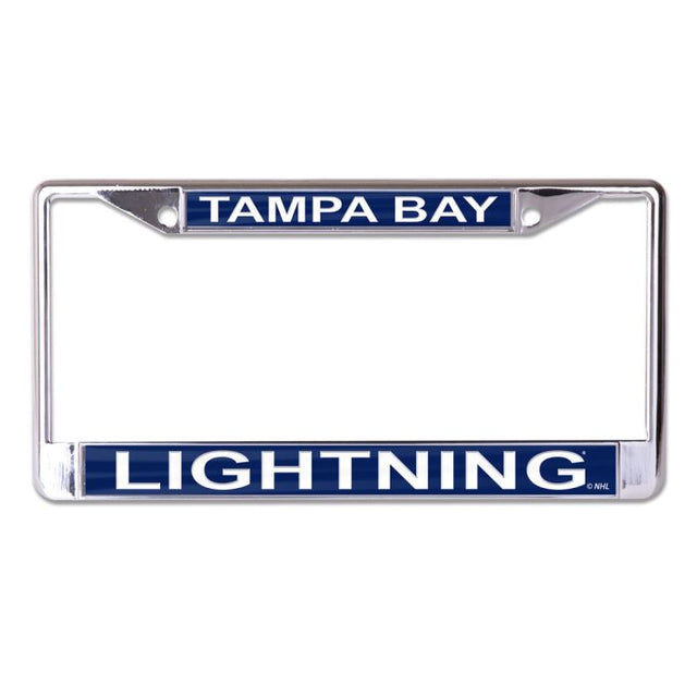 Marco de licencia de Tampa Bay Lightning impreso en talla S/L