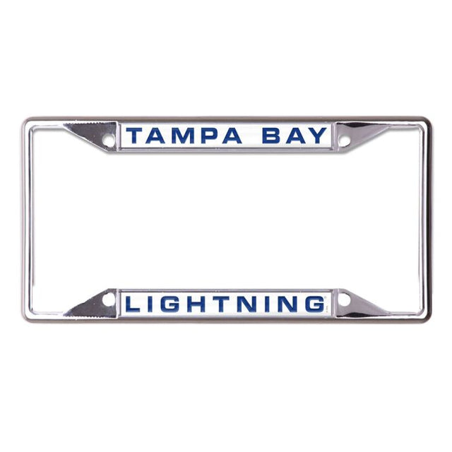 Marco de licencia de Tampa Bay Lightning, de acero inoxidable, estampado