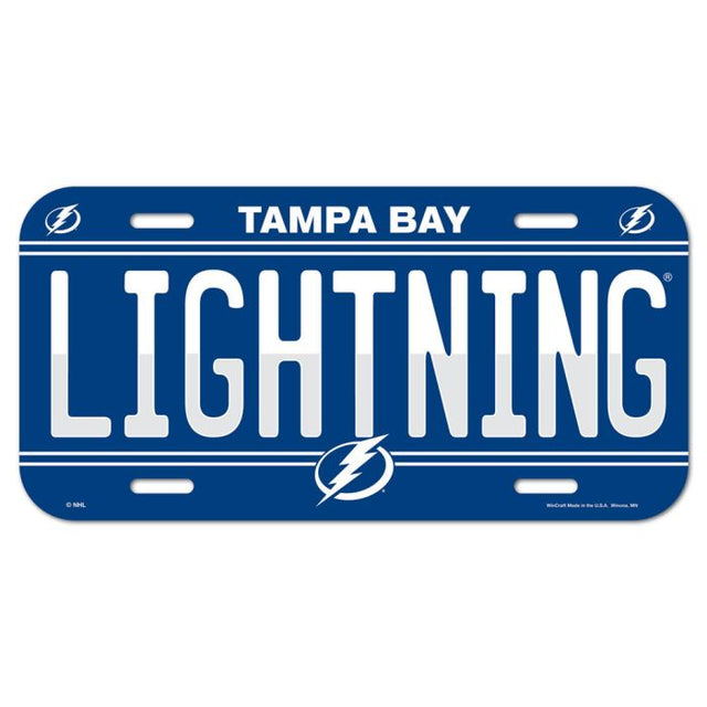 Tampa Bay Lightning License Plate